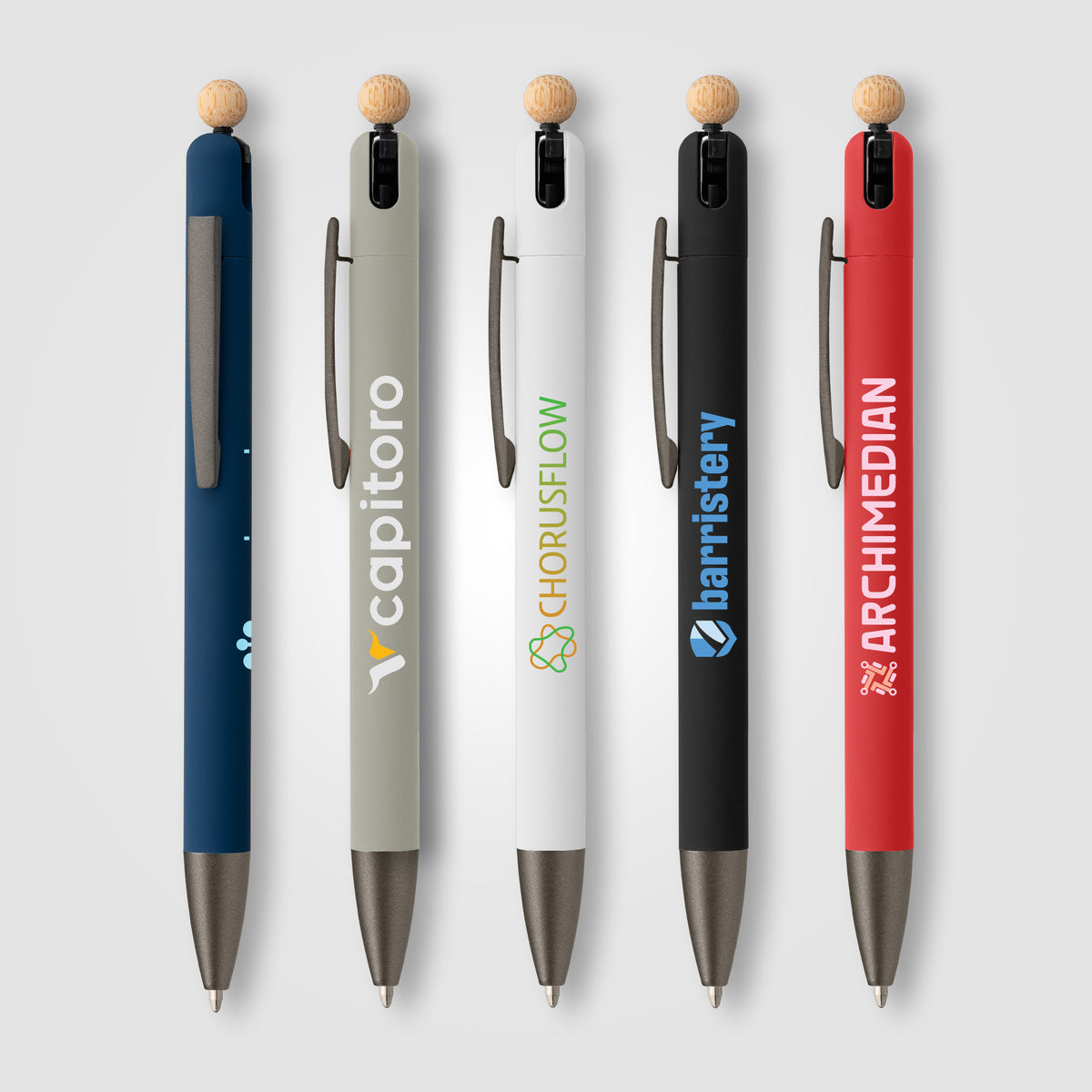 Stylo Cavo en aluminium recyclé avec fonction anti-stress