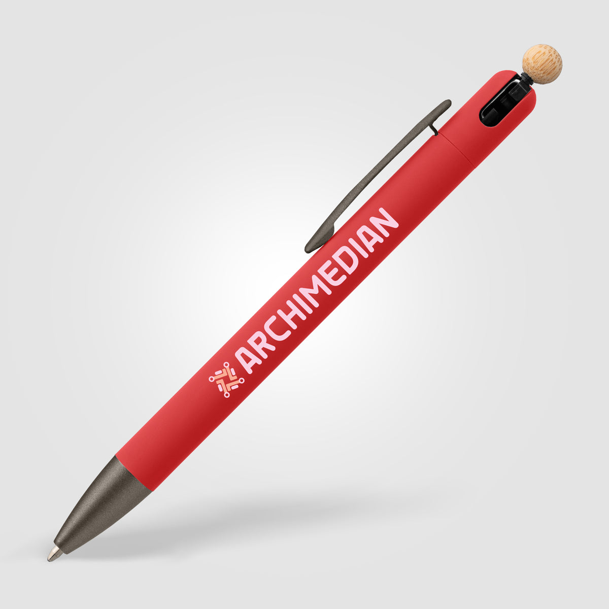 Stylo Cavo en aluminium recyclé avec fonction anti-stress