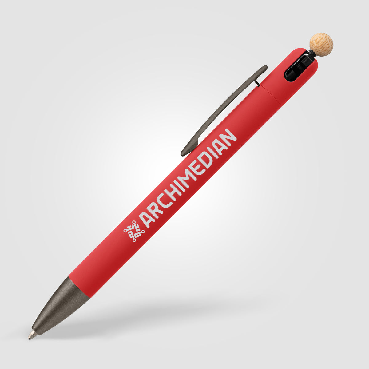 Stylo Cavo en aluminium recyclé avec fonction anti-stress
