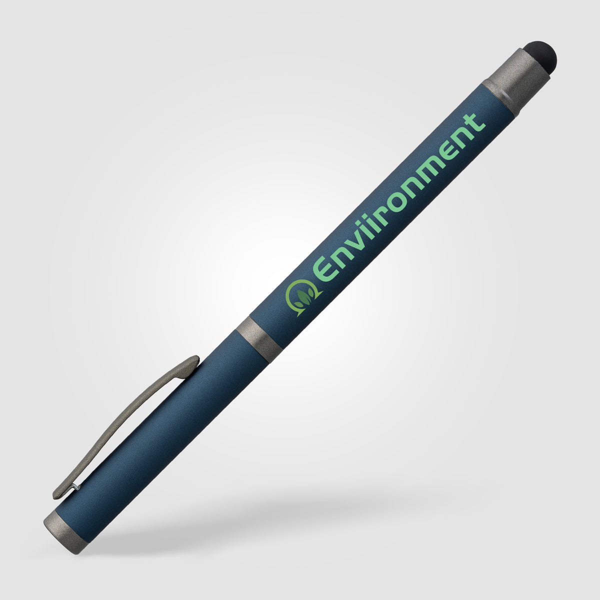 Stylo gel à stylet Bowie en aluminium recyclé