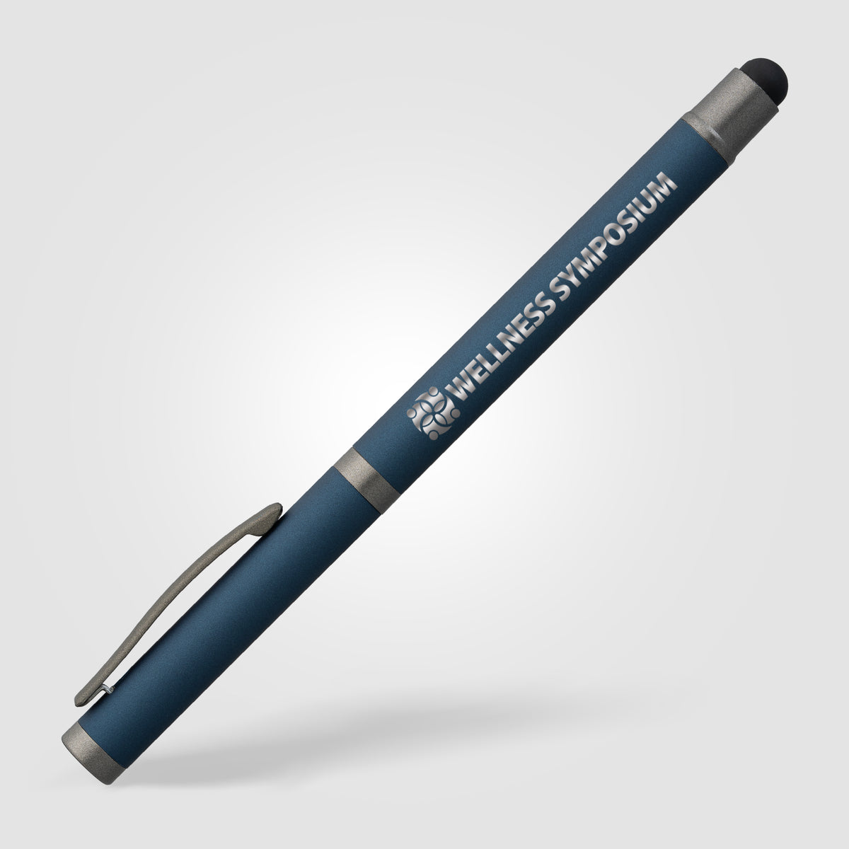 Stylo gel à stylet Bowie en aluminium recyclé