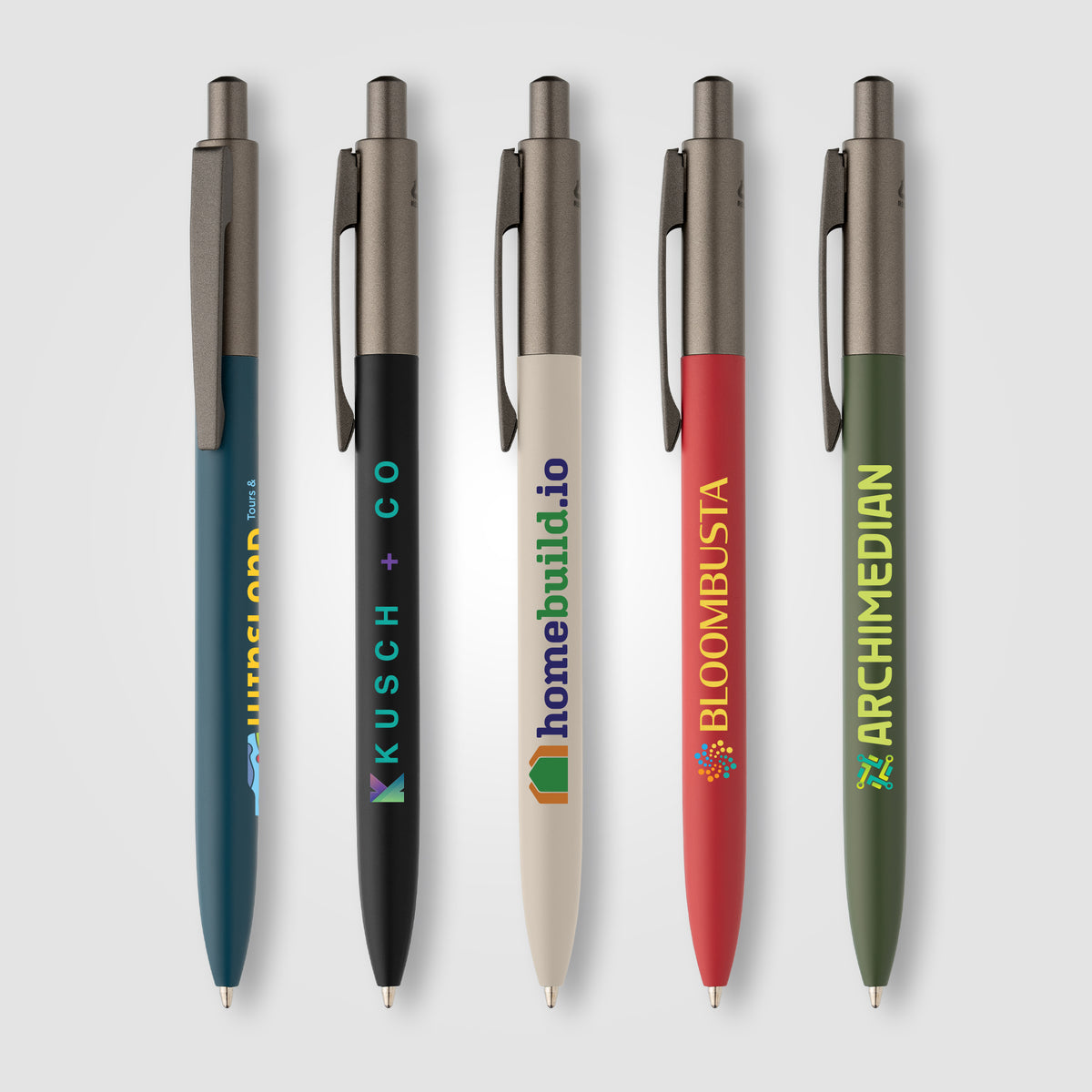 Stylo Koro en aluminium recyclé avec finition métal canon de fusil