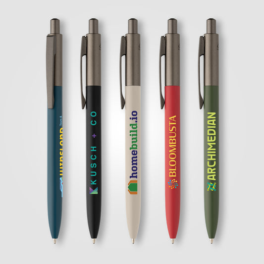 Stylo Koro en aluminium recyclé avec finition métal canon de fusil