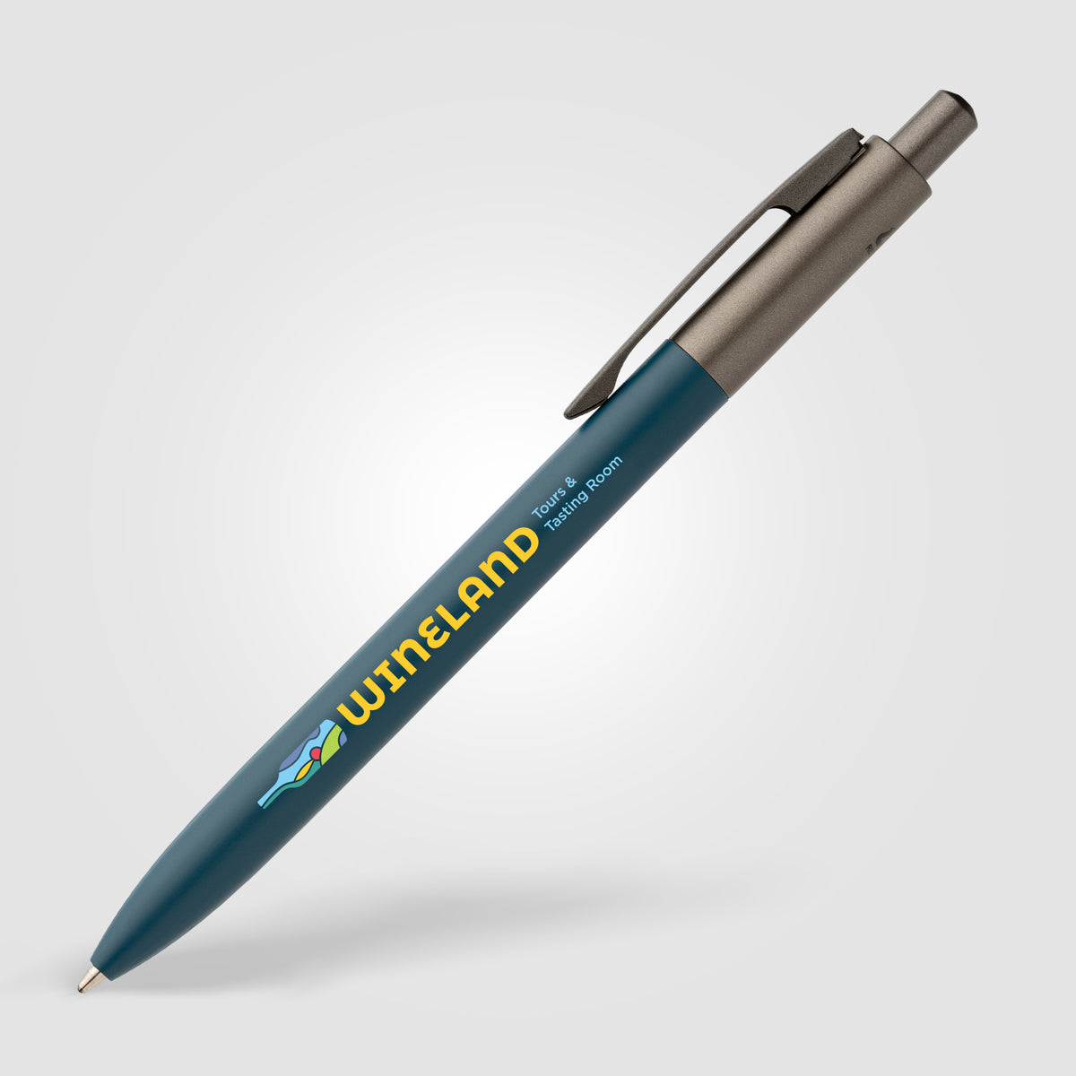 Stylo Koro en aluminium recyclé avec finition métal canon de fusil