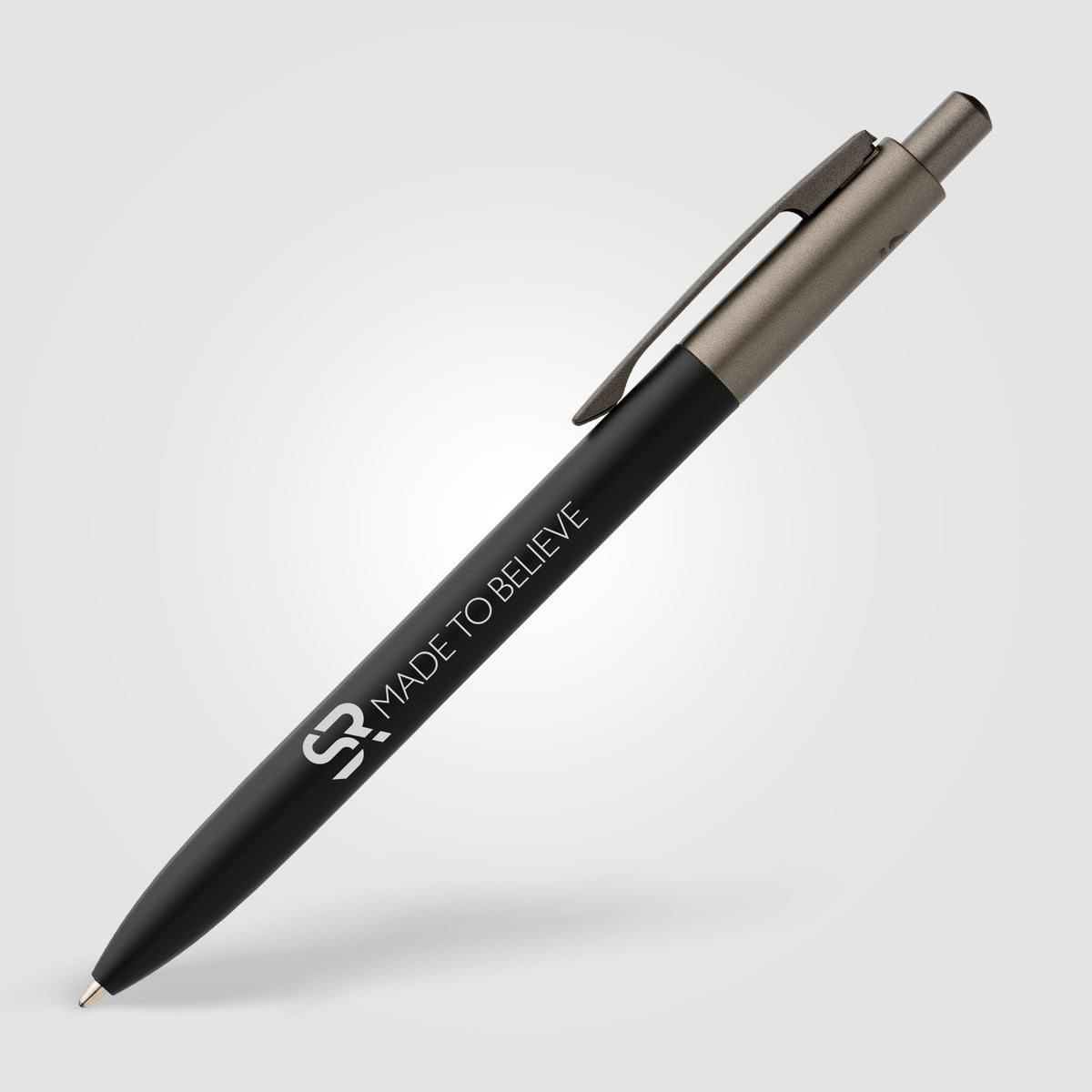 Stylo Koro en aluminium recyclé avec finition métal canon de fusil