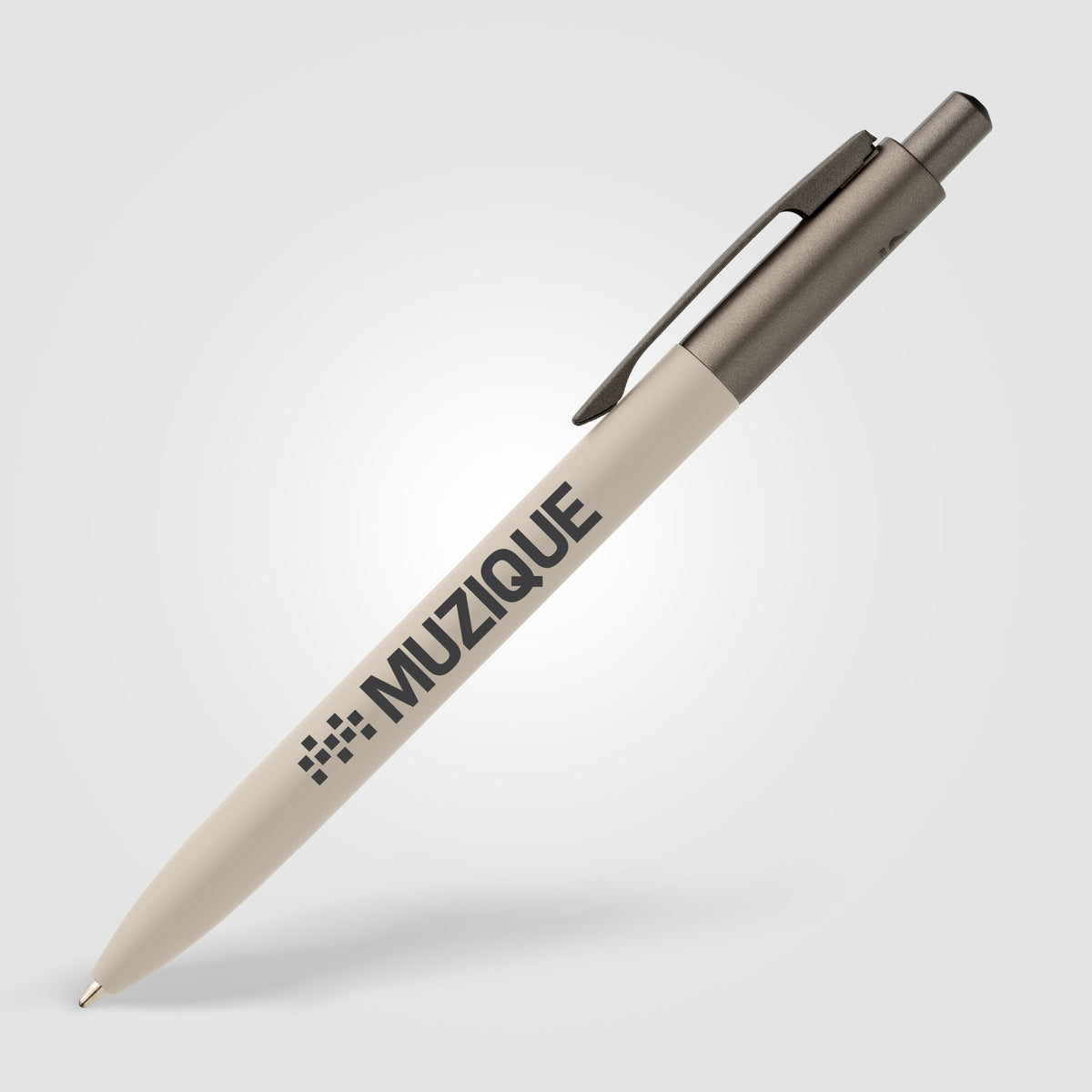 Stylo Koro en aluminium recyclé avec finition métal canon de fusil