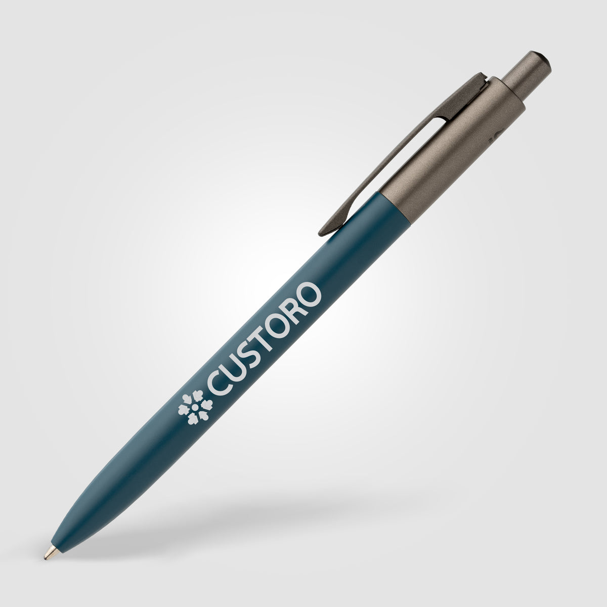 Stylo Koro en aluminium recyclé avec finition métal canon de fusil