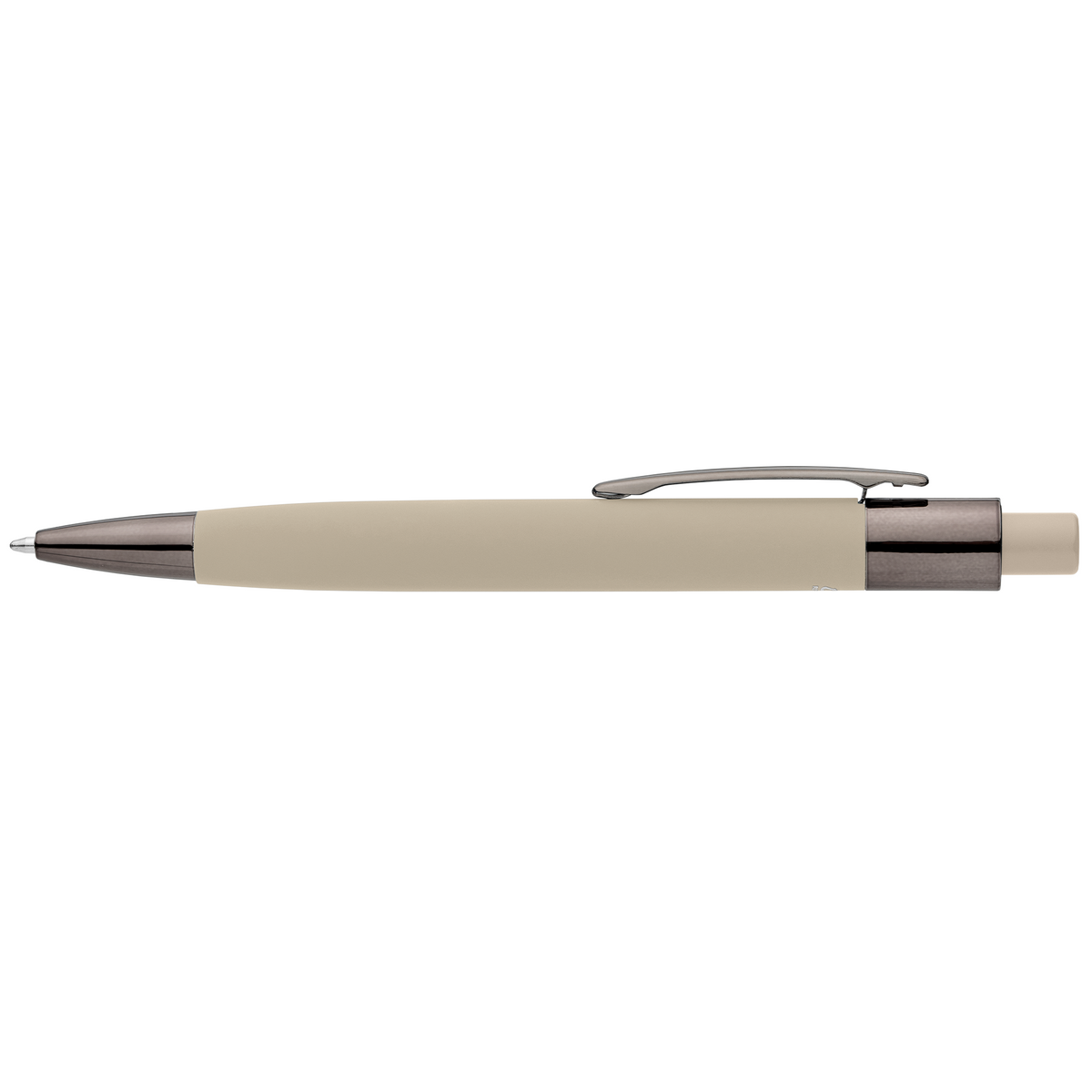 Stylo Malmö en aluminium recyclé avec corps soft-touch