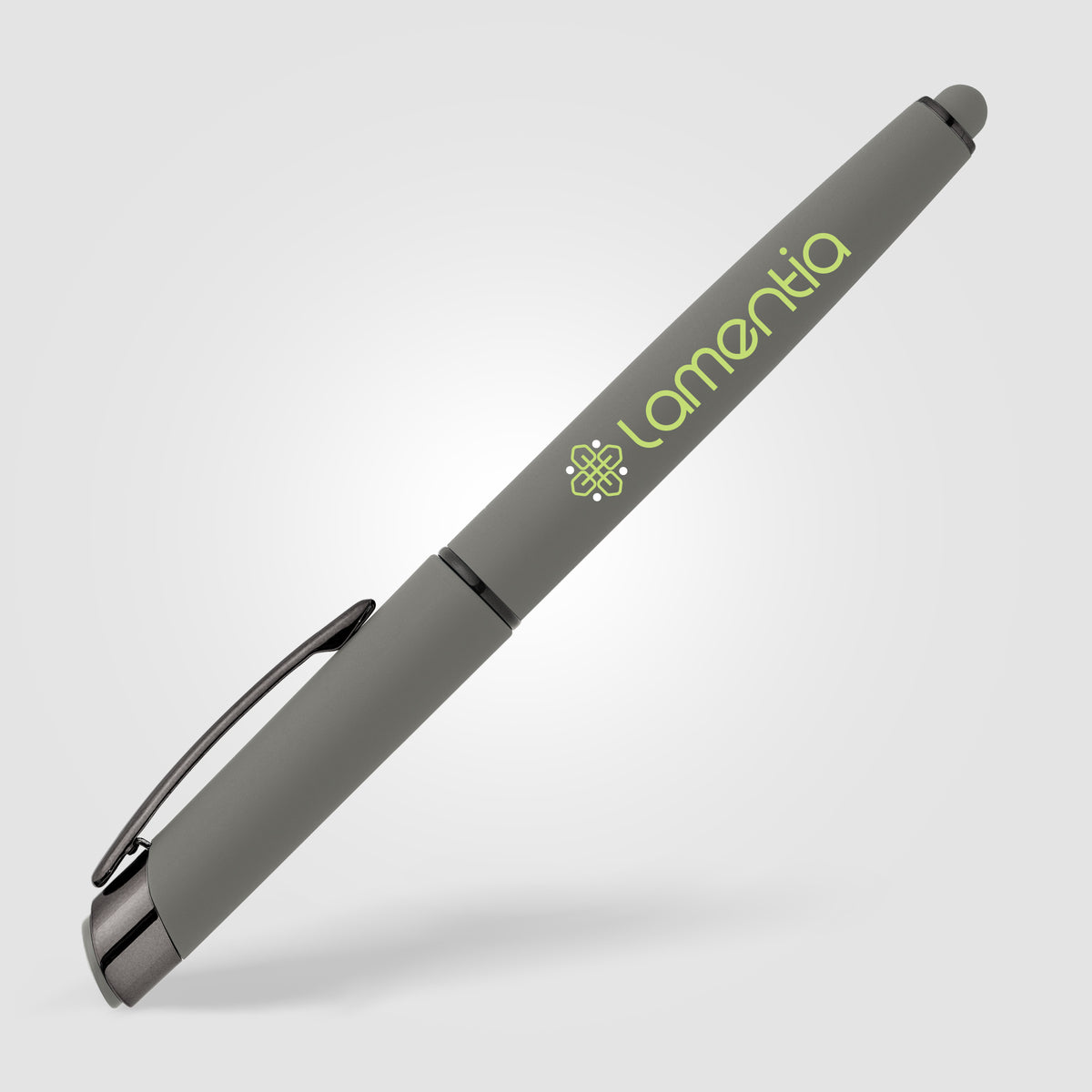 Stylo gel monochrome Forma en aluminium recyclé