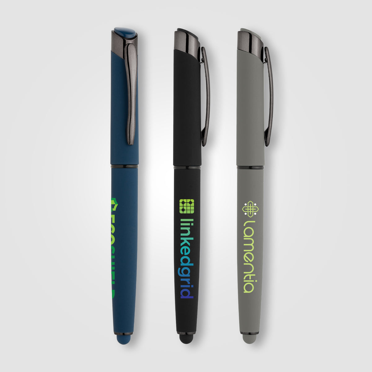 Stylo gel monochrome Forma en aluminium recyclé