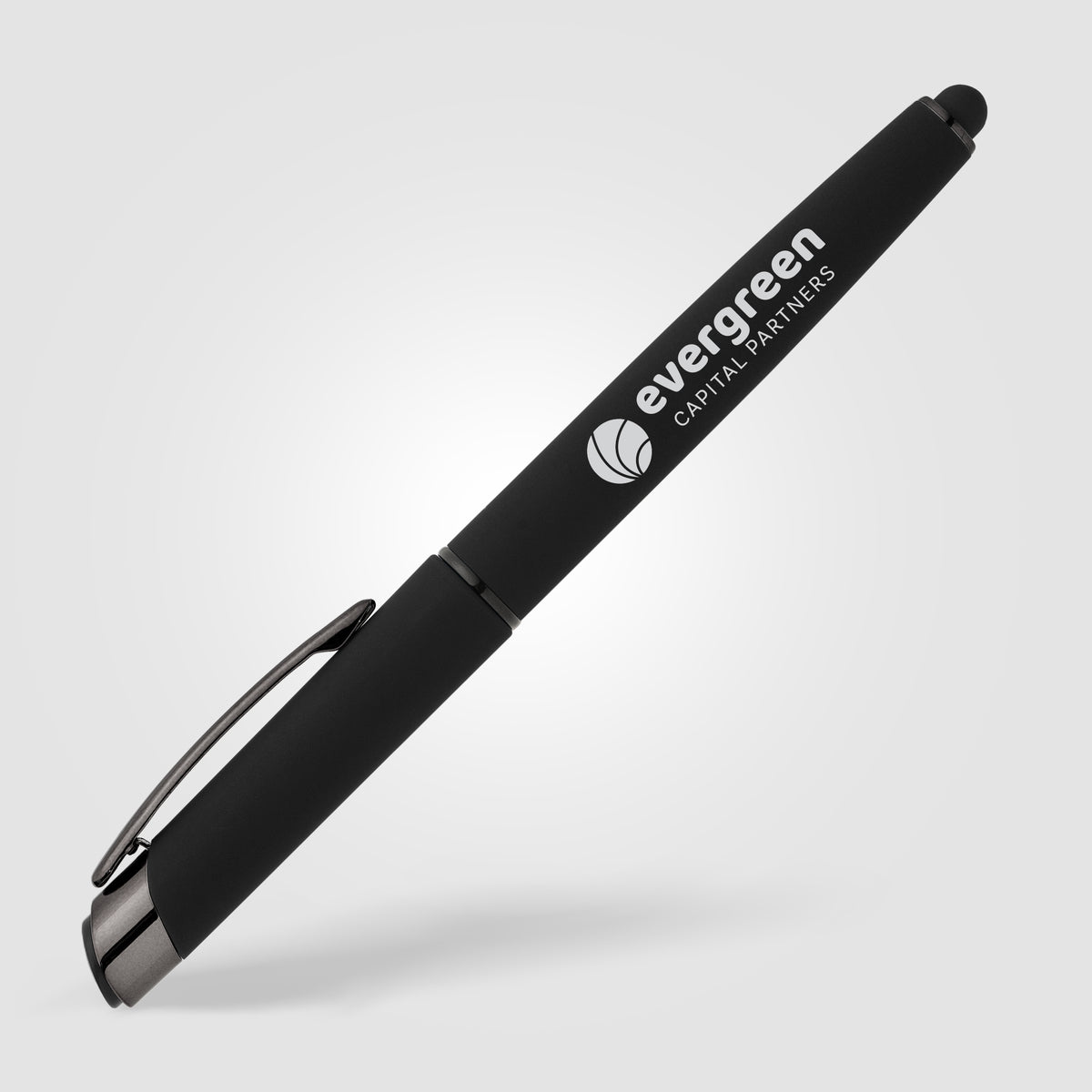 Stylo gel monochrome Forma en aluminium recyclé