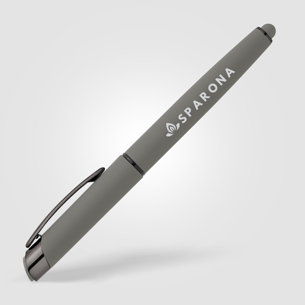 Stylo gel monochrome Forma en aluminium recyclé