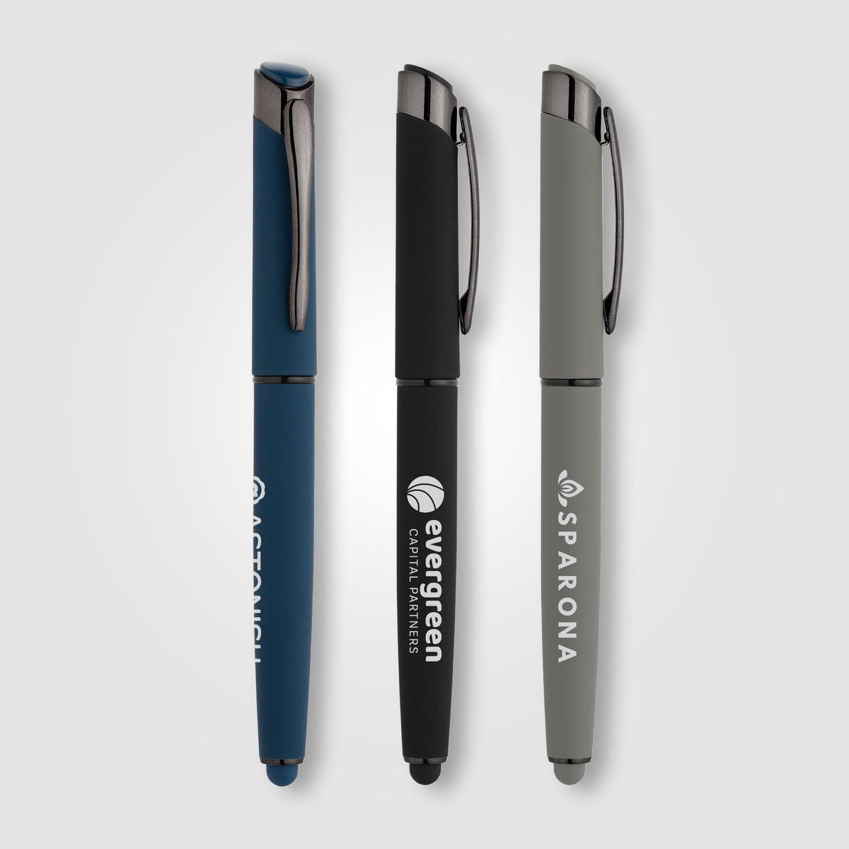Stylo gel monochrome Forma en aluminium recyclé