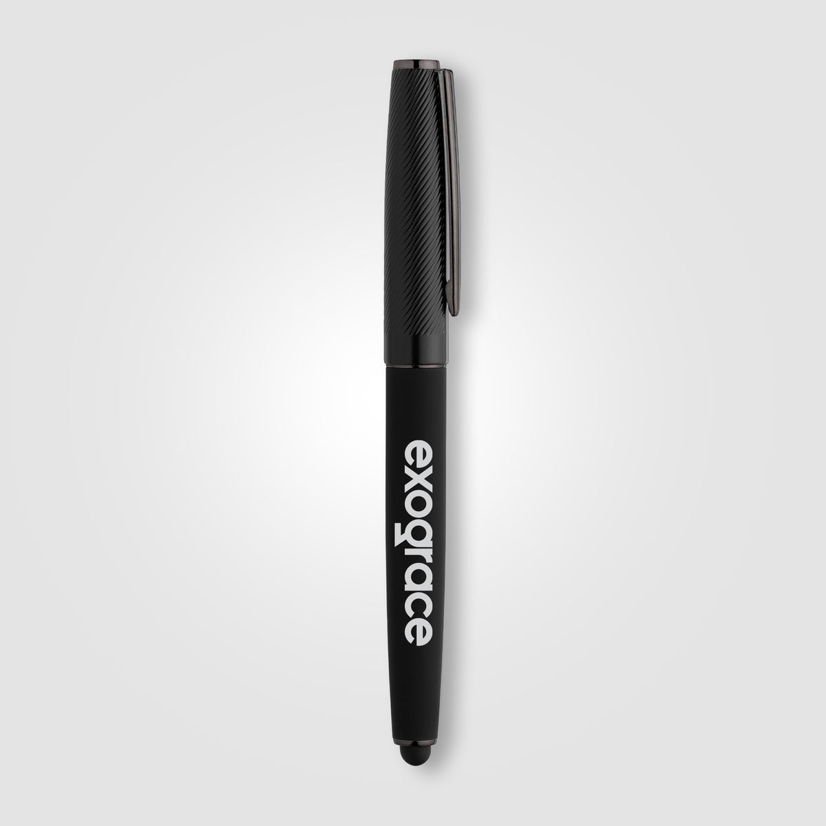 Stylo Metropolis™ en aluminium recyclé avec stylet et encre gel