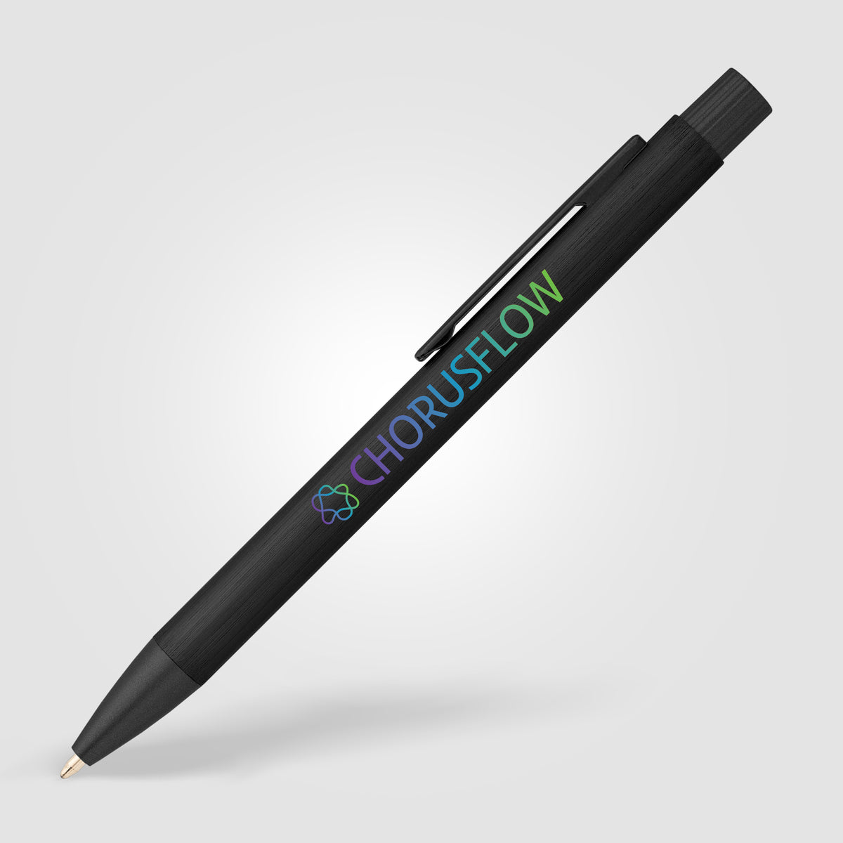 Stylo texturé Majesty en aluminium recyclé