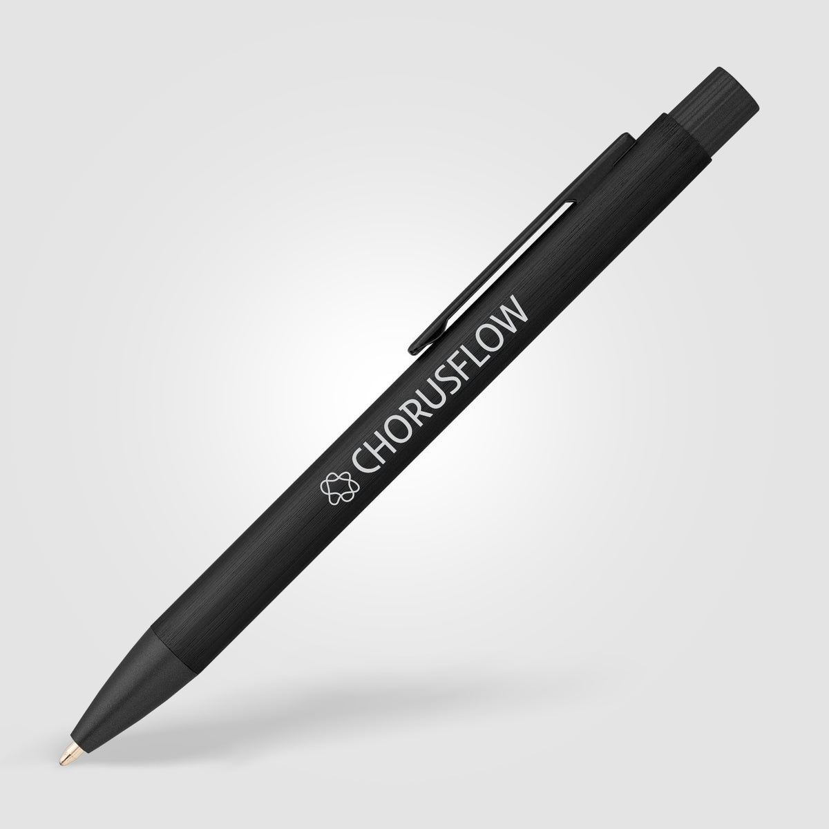 Stylo texturé Majesty en aluminium recyclé