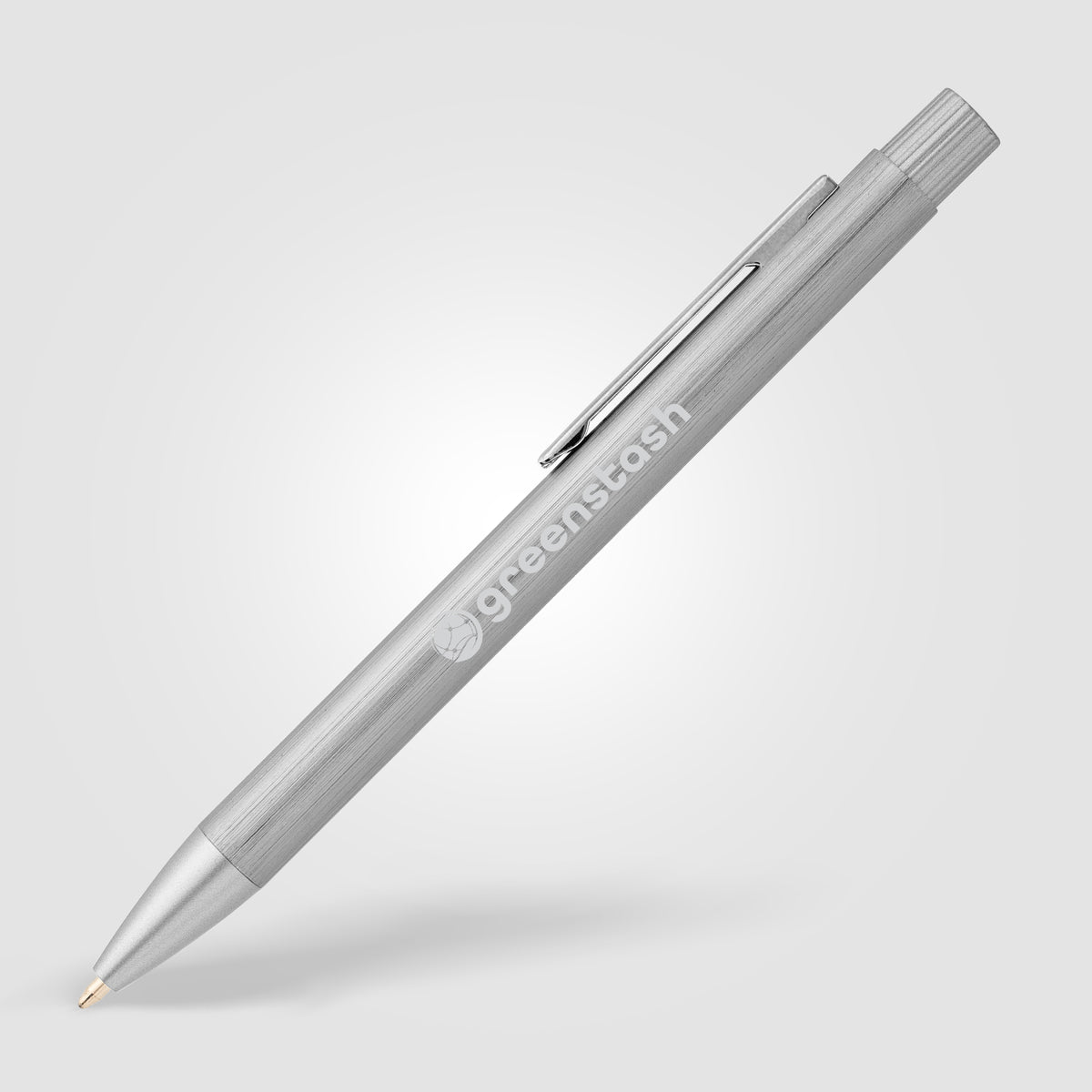 Stylo texturé Majesty en aluminium recyclé