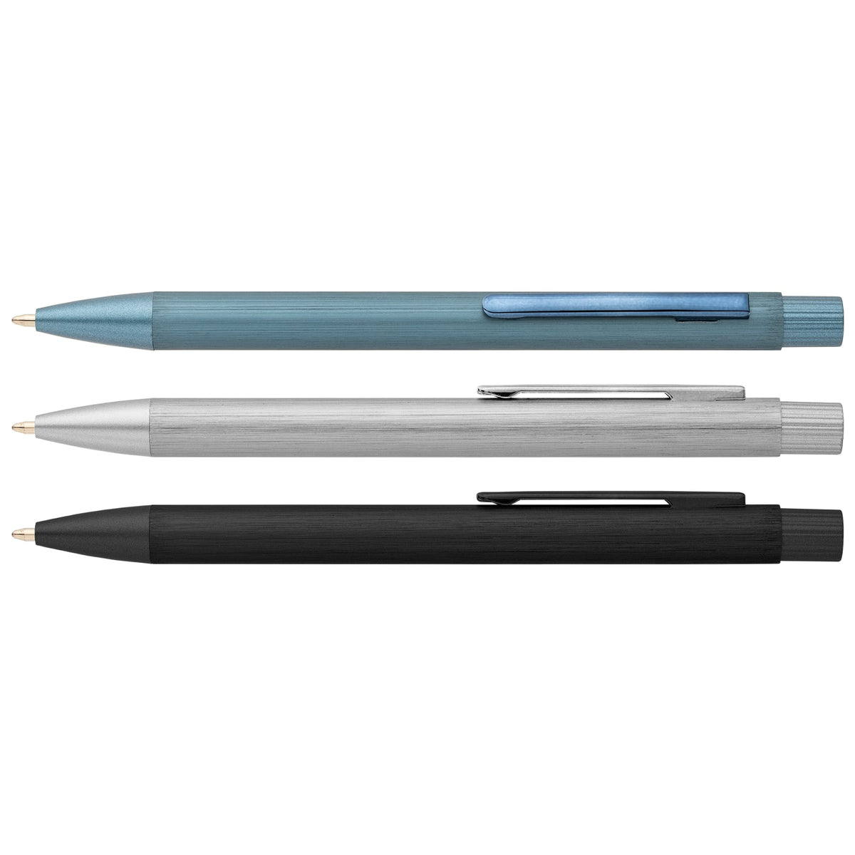 Stylo texturé Majesty en aluminium recyclé