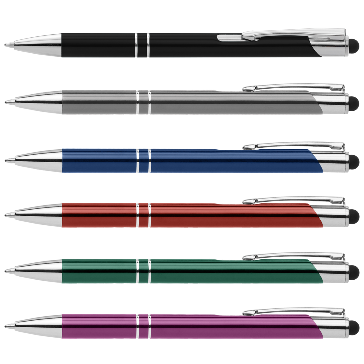 Stylo Crosby Brillant Stylet Coté Clip