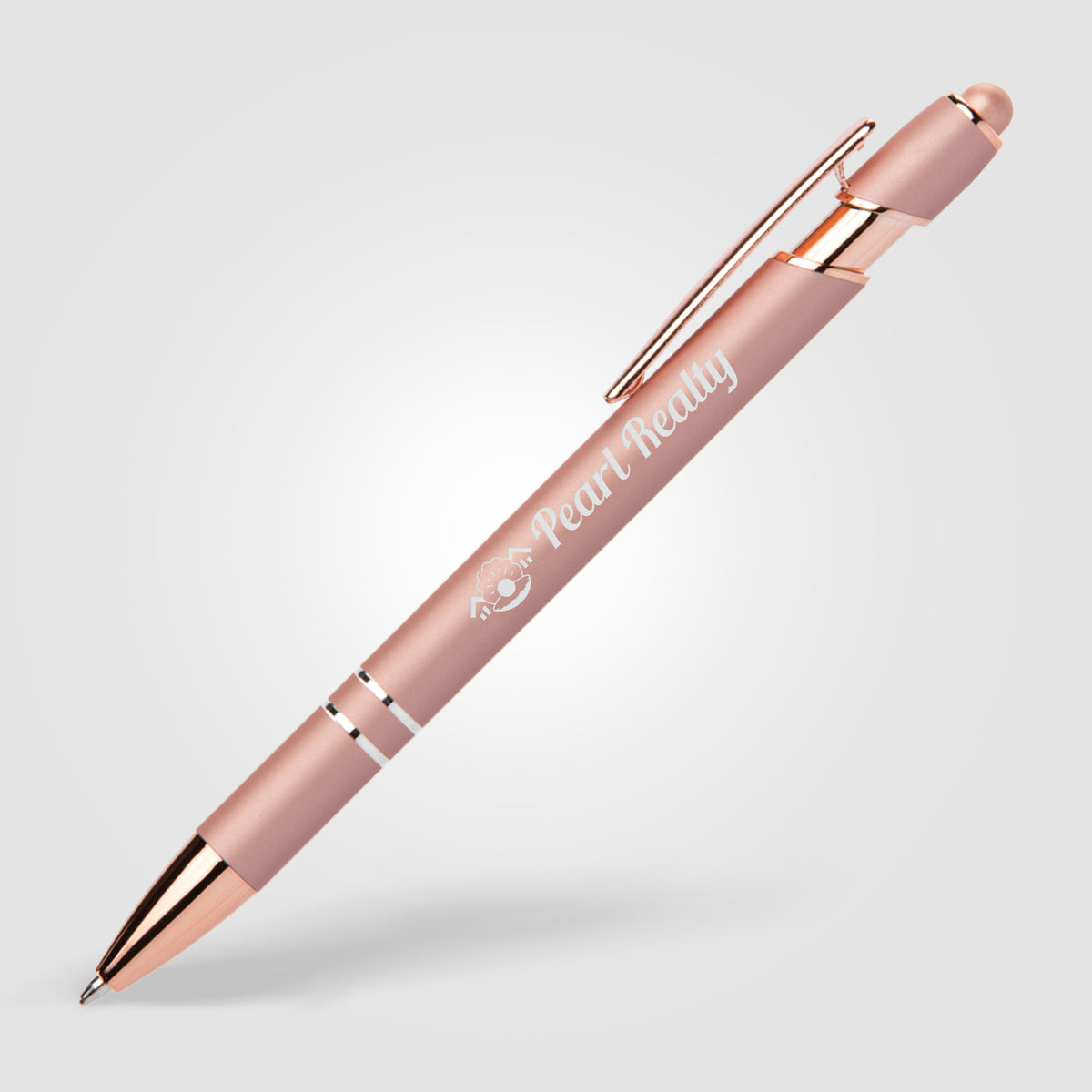 Stylo Prince Softy Rose Gold Métallique avec Stylet