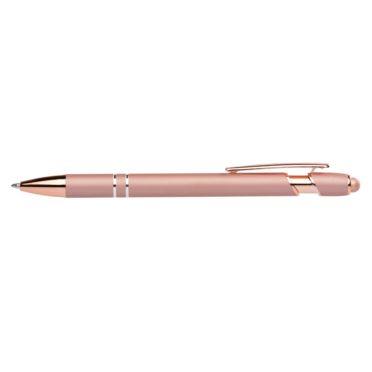 Stylo Prince Softy Rose Gold Métallique avec Stylet