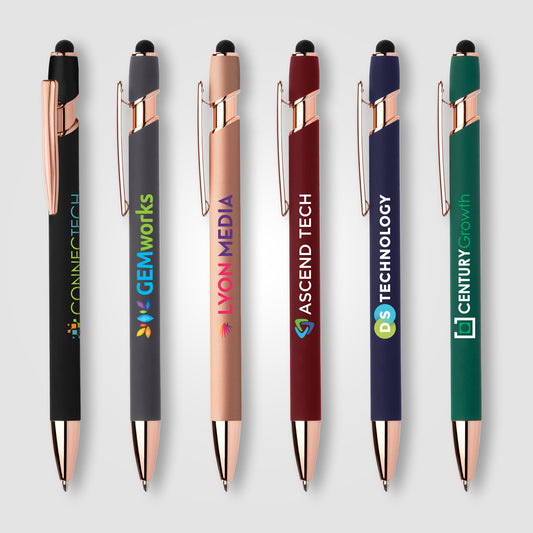 Prince Softy Rose Gold Stylo Gel avec Stylet