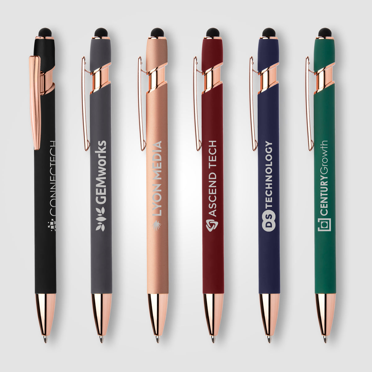 Prince Softy Rose Gold Stylo Gel avec Stylet