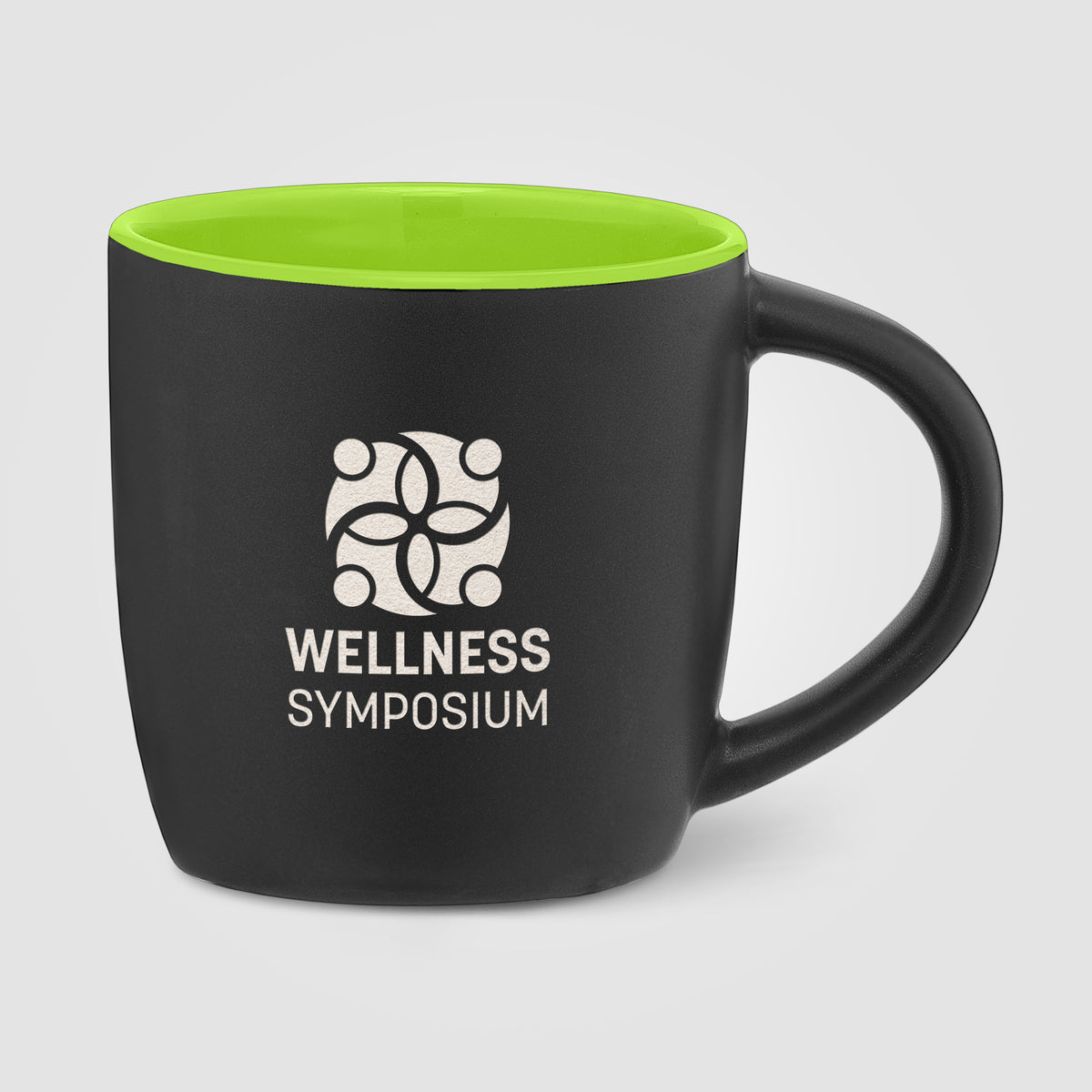 Mug Zanzibar en céramique ColourPop noir – 355 ml