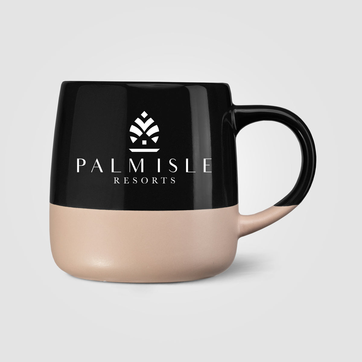 Mug Atlas, céramique, design à blocs de couleur - 445 ml
