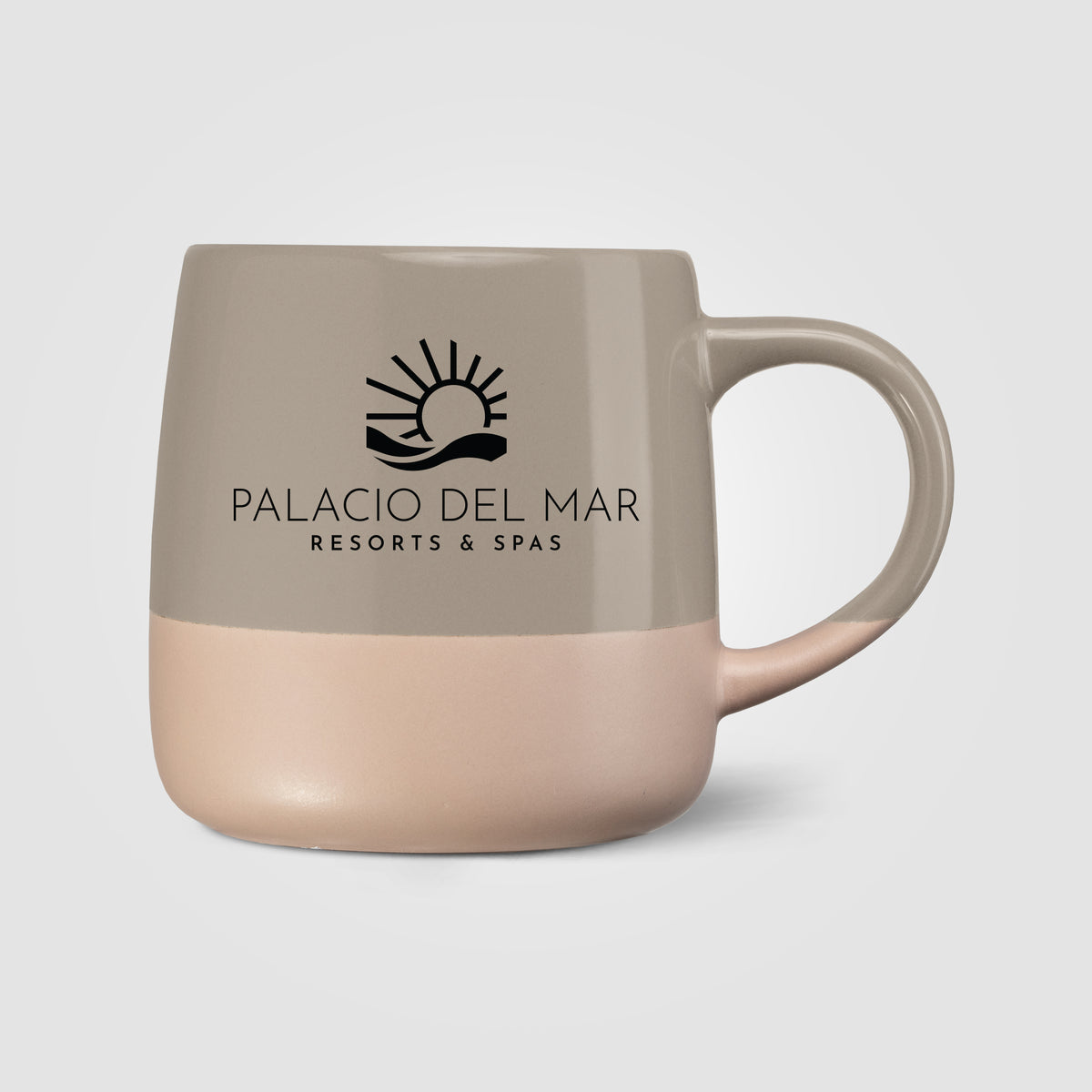 Mug Atlas, céramique, design à blocs de couleur - 445 ml