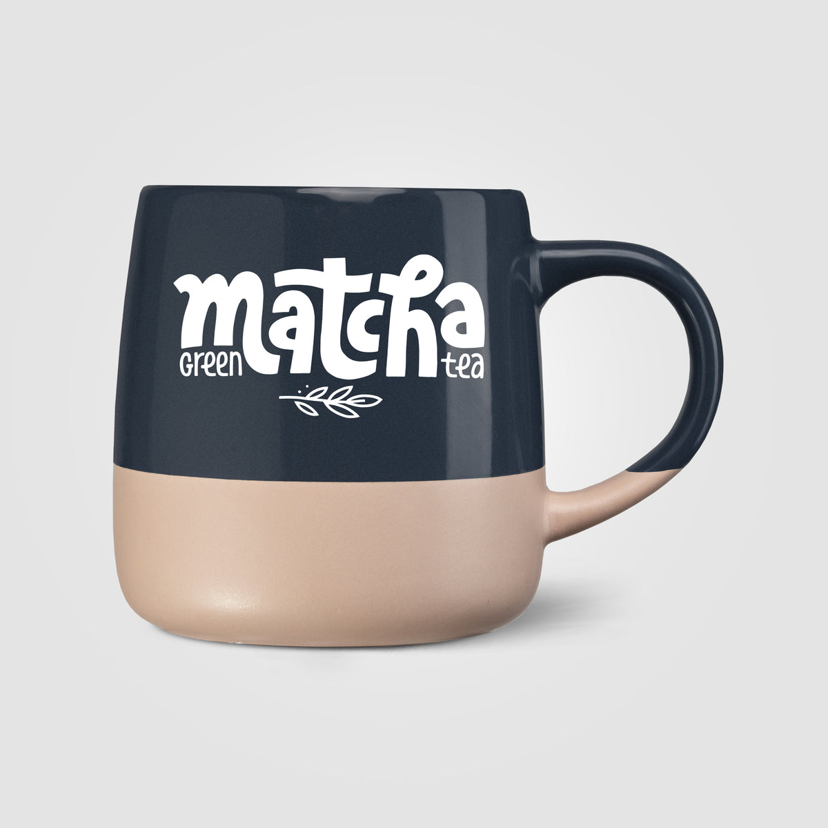 Mug Atlas, céramique, design à blocs de couleur - 445 ml