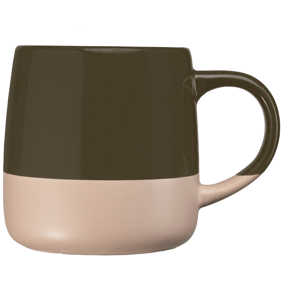 Mug Atlas, céramique, design à blocs de couleur - 445 ml