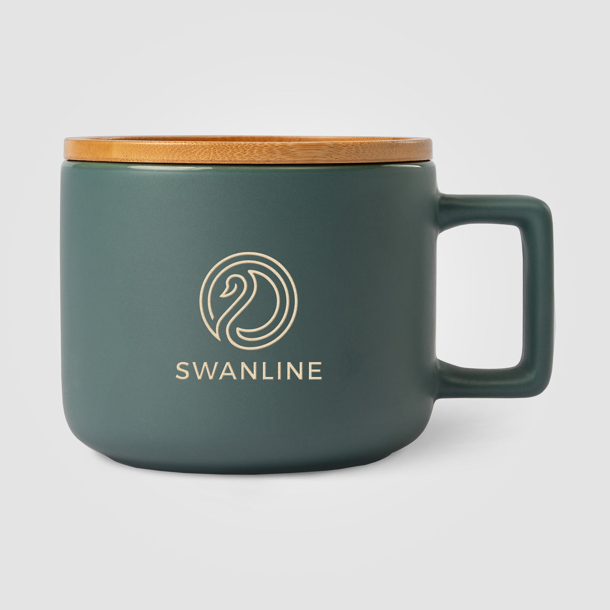 Mug Café Virtuoso en céramique avec couvercle en bambou – 355 mL - Ceram-X