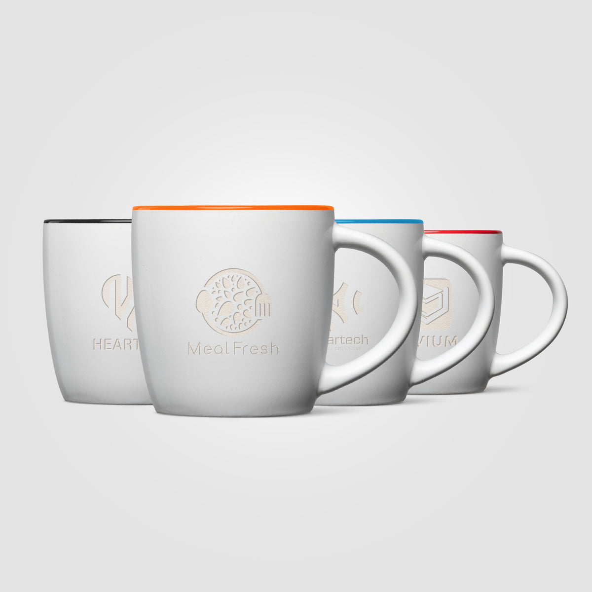 Mug Zanzibar en céramique ColourPop blanc – 355 ml