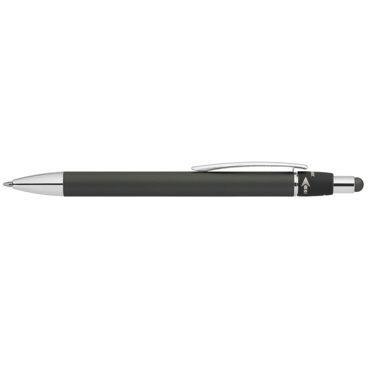Orbit Spinner Stylo en métal chromé avec stylet