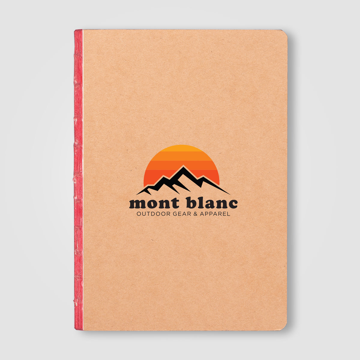 Carnet Romy en kraft bord coloré – A5
