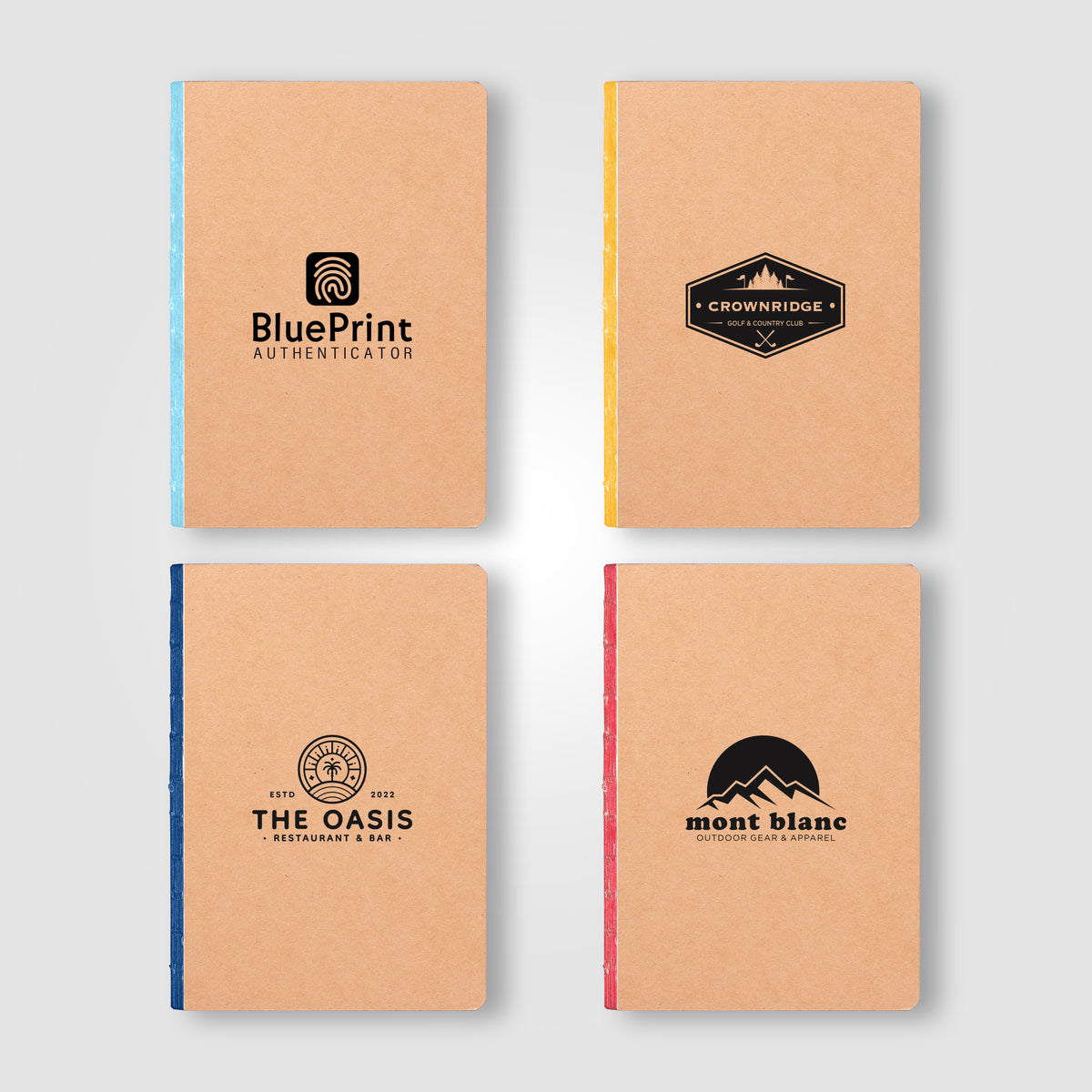 Carnet Romy en kraft bord coloré – A5