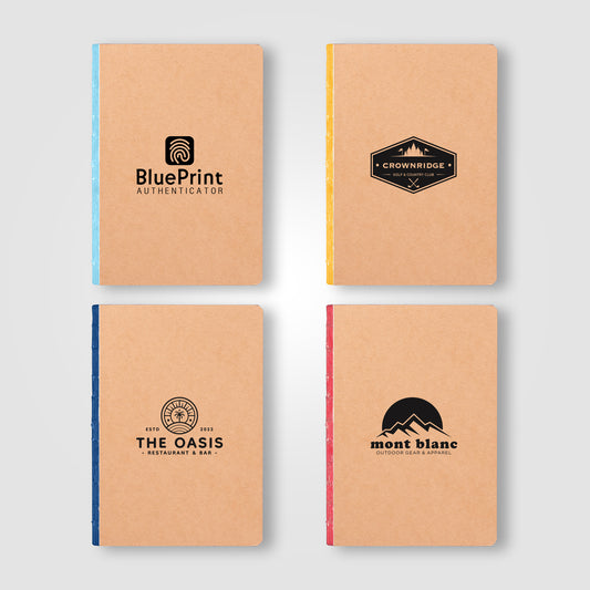 Carnet Romy en kraft bord coloré – A5
