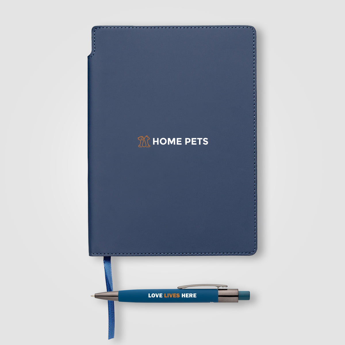 Carnet Malmö à couverture souple recyclée + stylo – A5
