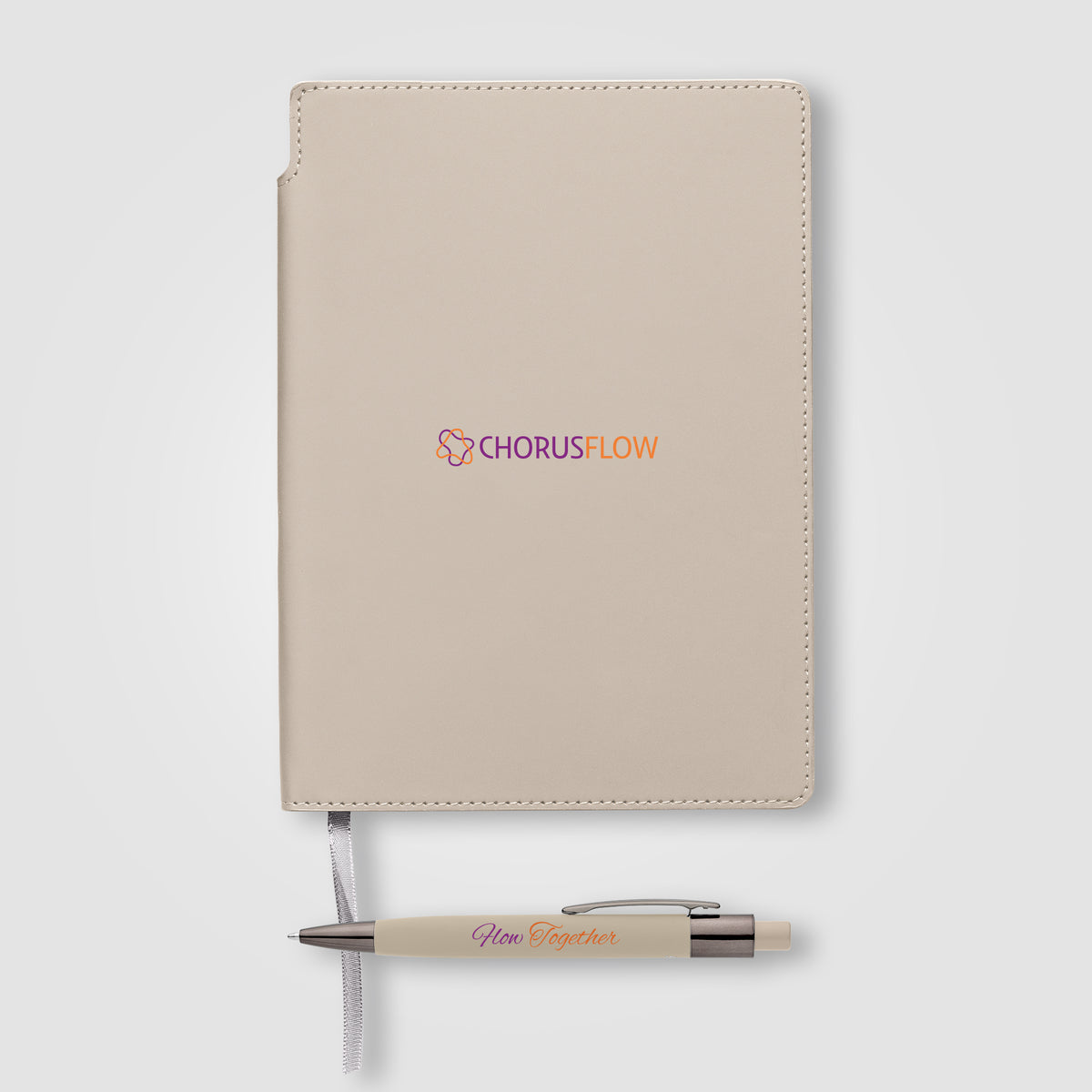 Carnet Malmö à couverture souple recyclée + stylo – A5
