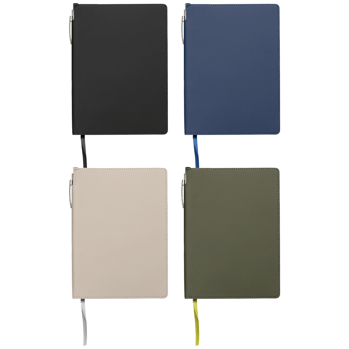 Carnet Malmö à couverture souple recyclée + stylo – A5