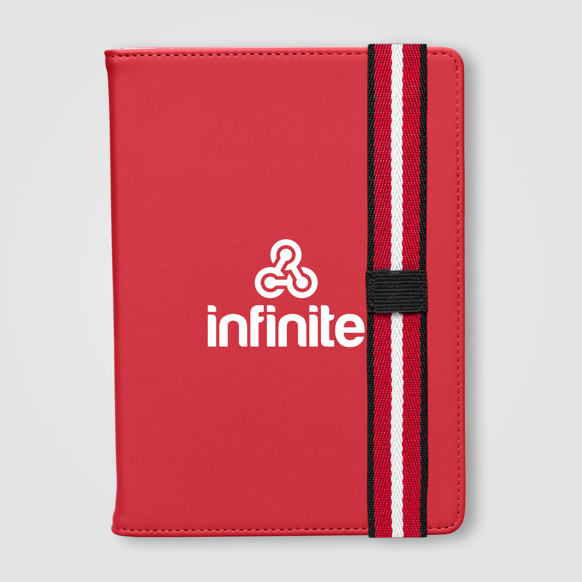 Journal rechargeable Newport en PU recyclé à motif chevron – A5