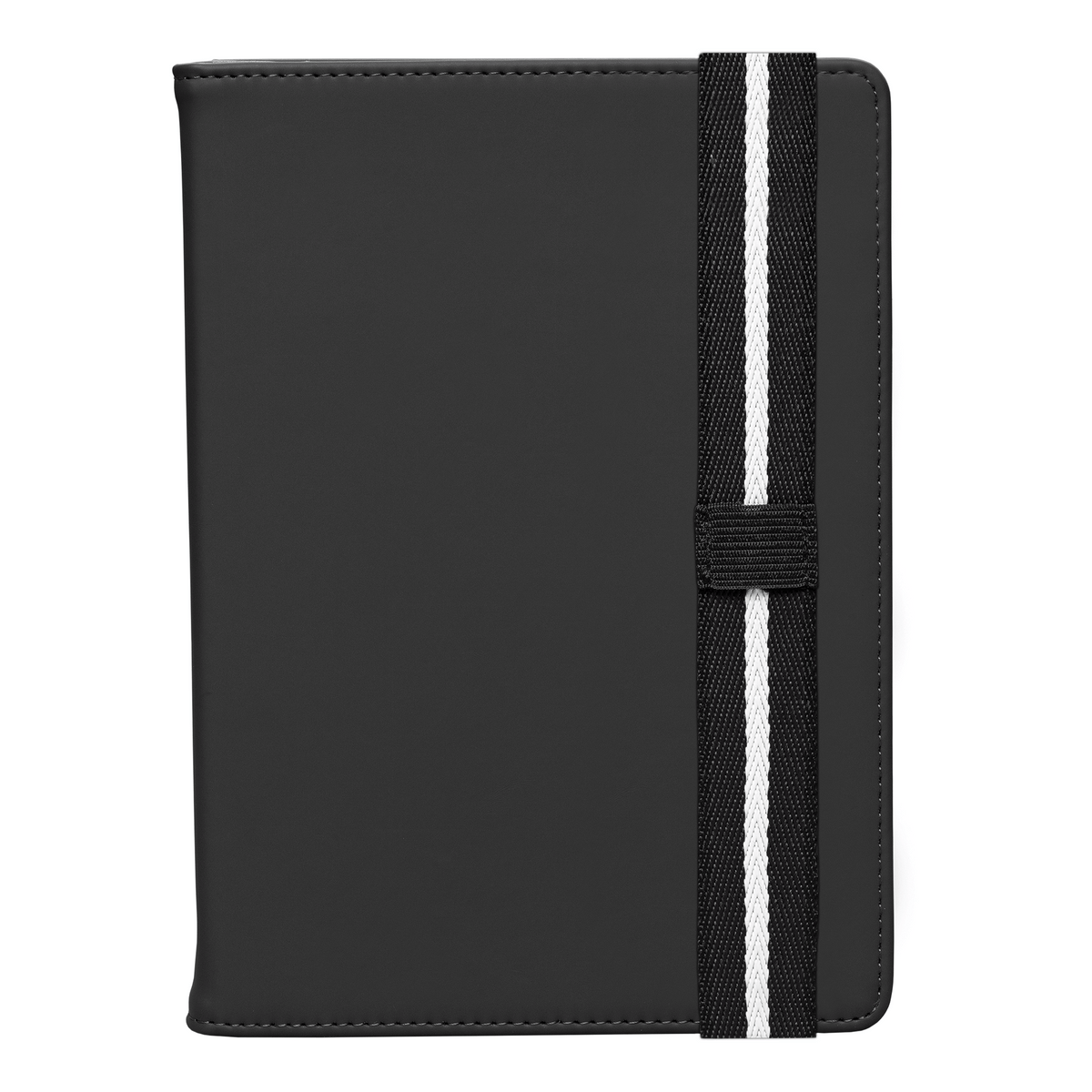 Journal rechargeable Newport en PU recyclé à motif chevron – A5