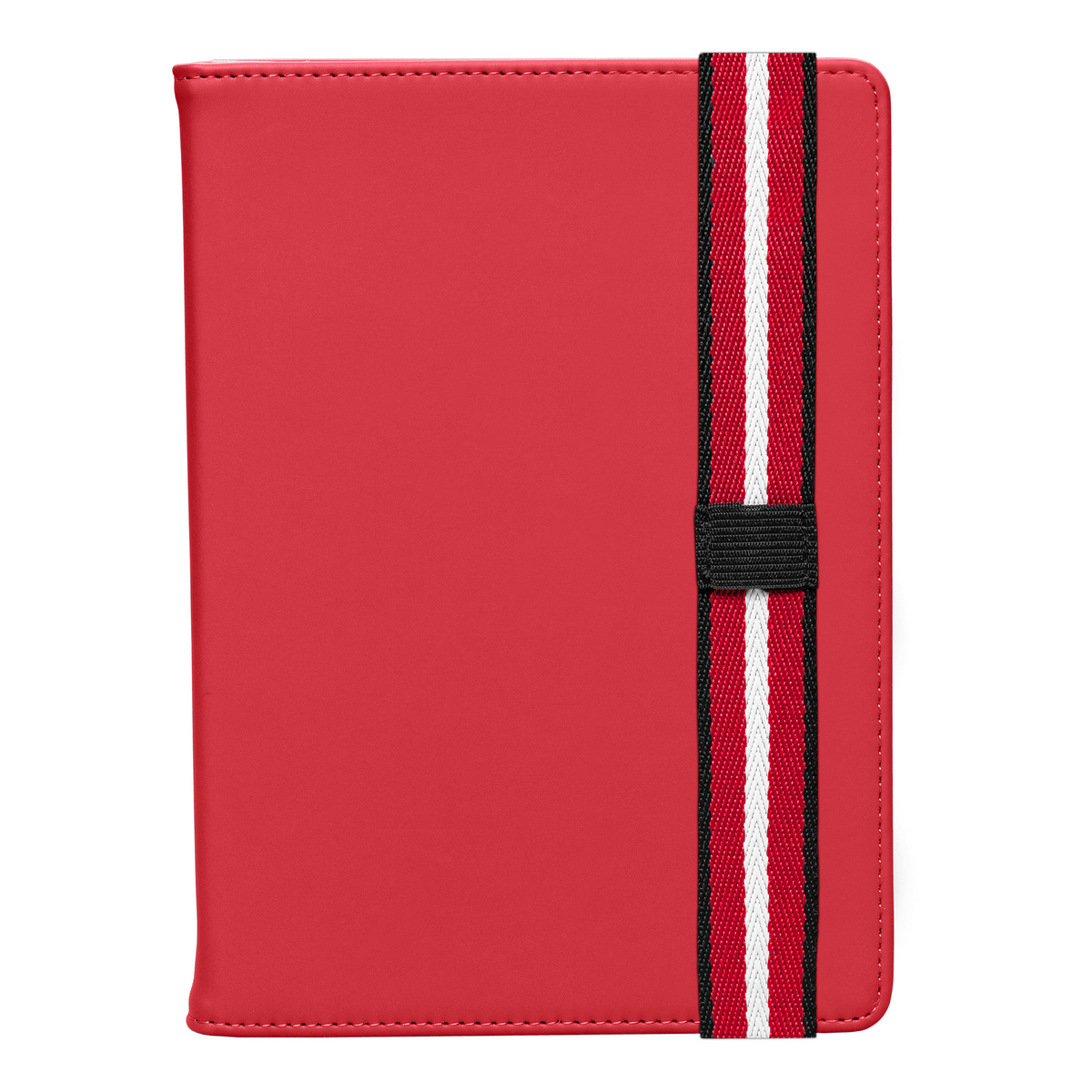 Journal rechargeable Newport en PU recyclé à motif chevron – A5
