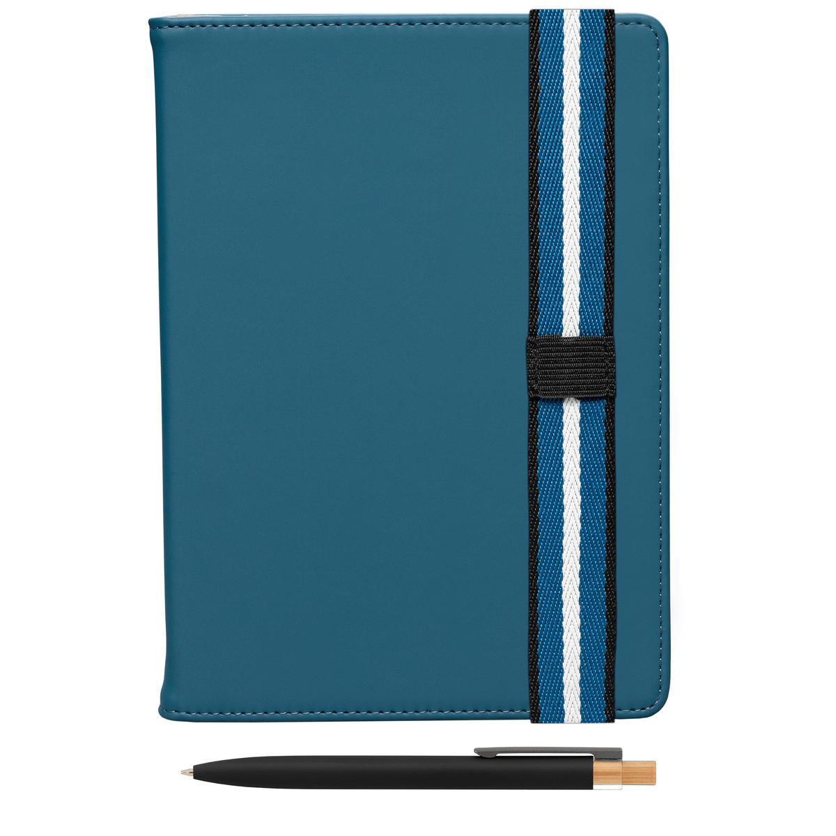 Set de Stylos Newport Recyclés Chevron avec Carnet Rechargeable – A5