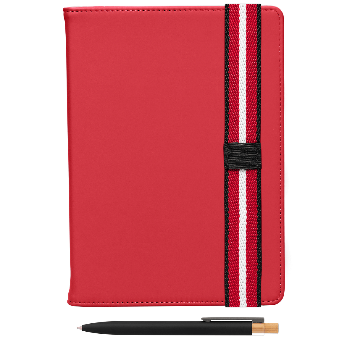 Set de Stylos Newport Recyclés Chevron avec Carnet Rechargeable – A5