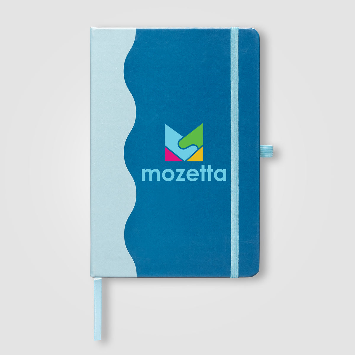 Journal Grete en PU recyclé à motif ondulé – A5