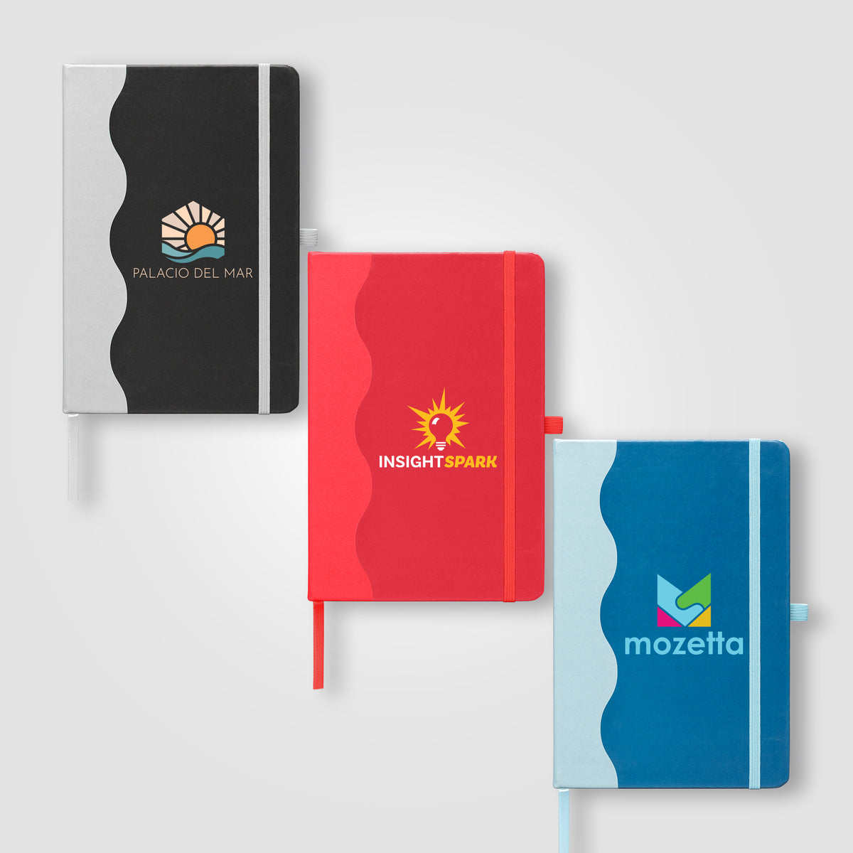 Journal Grete en PU recyclé à motif ondulé – A5
