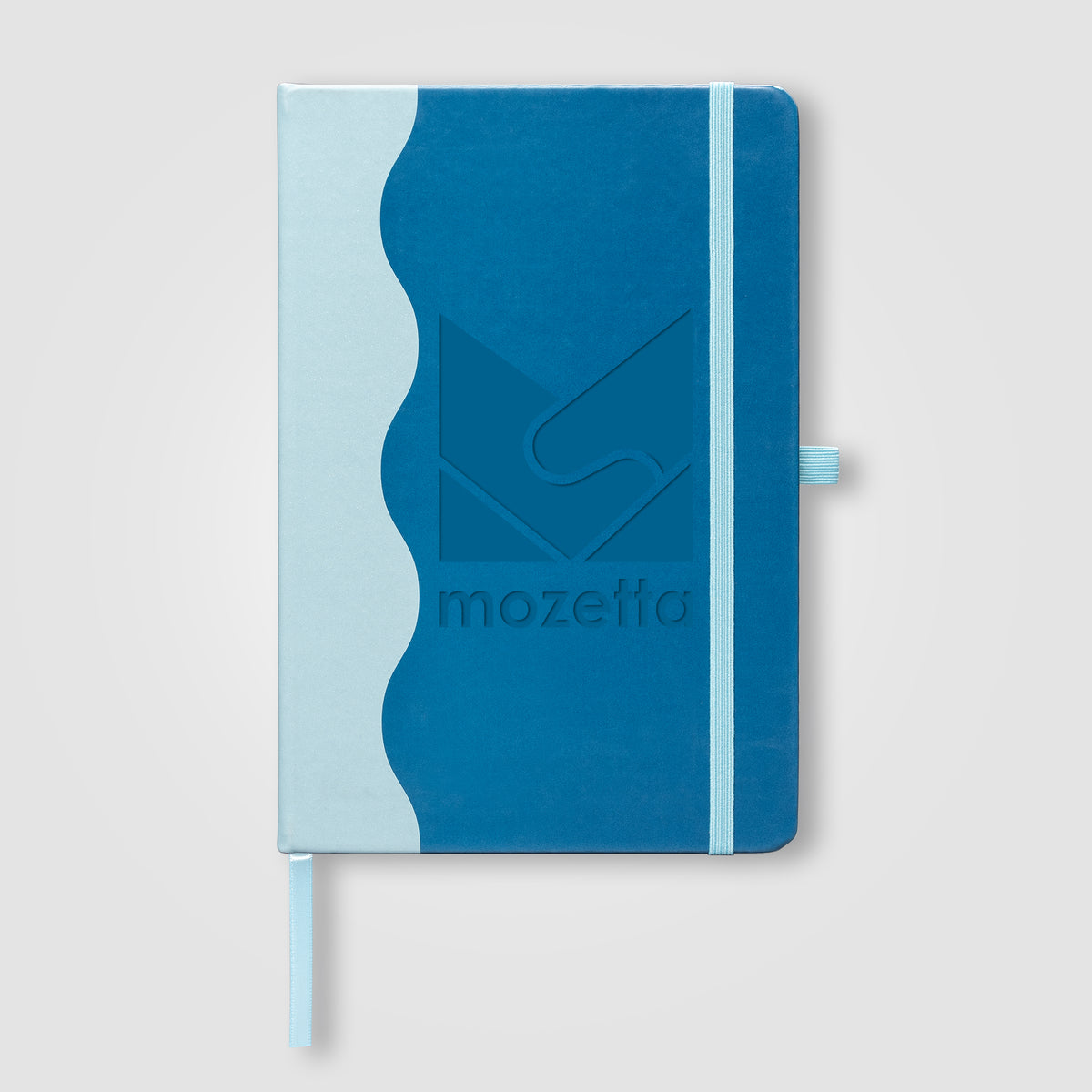 Journal Grete en PU recyclé à motif ondulé – A5