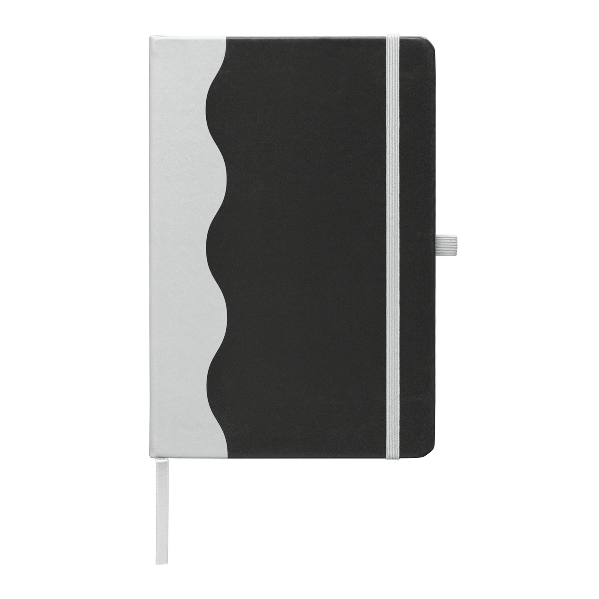 Journal Grete en PU recyclé à motif ondulé – A5